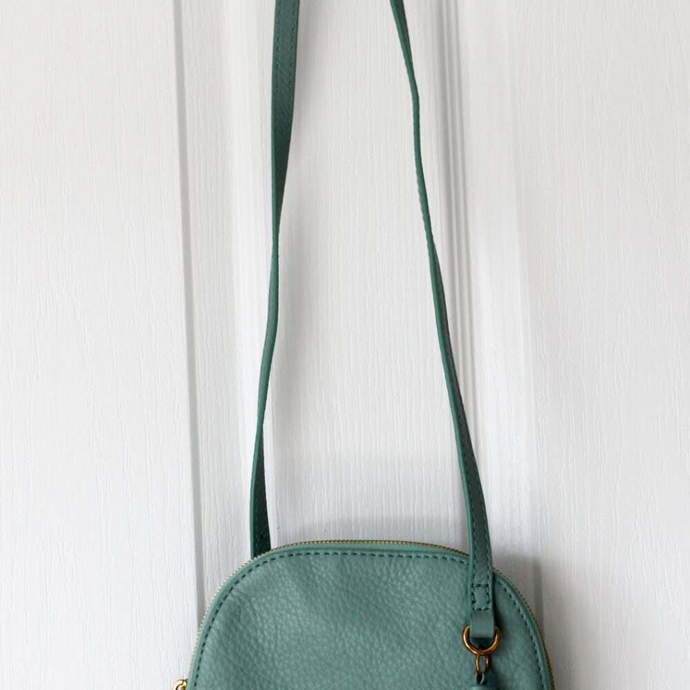 HOBO Nash Crossbody Bag - NWOT Pale Green Leather - Spring Festival Boho - Picture 9 of 9